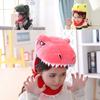 Lustige Cosplay Tier Dinosaurier Kopfbedeckung Niedliche Kopfbedeckung Plüschmütze Kostümparty Süß Halloween Heimdeko Ornament Kappe Requisiten