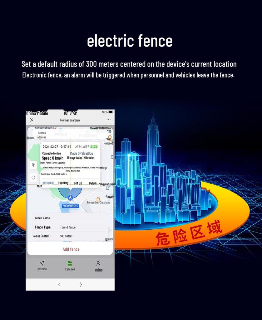 Newman Ultra-Thin 5G GPS Car Tracker & Anti-Lost Device for Suitcases and Elderly, No Installation Needed