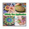 76 Pièces Mandala Outils de Pointillage Kit de Peinture - Dot Paint Stencils Ensemble d'Outils Art Fournitures Kits Plateau Stylo Pinceau