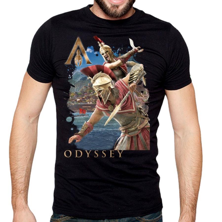 Odyssey Spartan Warrior Alexios Kassandra TShirt Summer Cotton Short Sleeve ONeck Mens T Shirt New S3XL