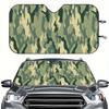 1Pcs Woodland Camo Car Windshield Sun Shade, Vibrant Design, Suitable For Rvs And Suvs
