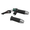 E-Bike Lenker Gasgriff Drehgriff Kunststoff Drehgasgriff Gashebel Griff mit Display Grünem Bildschirm
