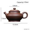 170ml Chinese Tradition Yixing Purple Clay Teapot Master Handmade Zisha Tea Pot Household Beauty Kettle Tea Set Teaware Gifts