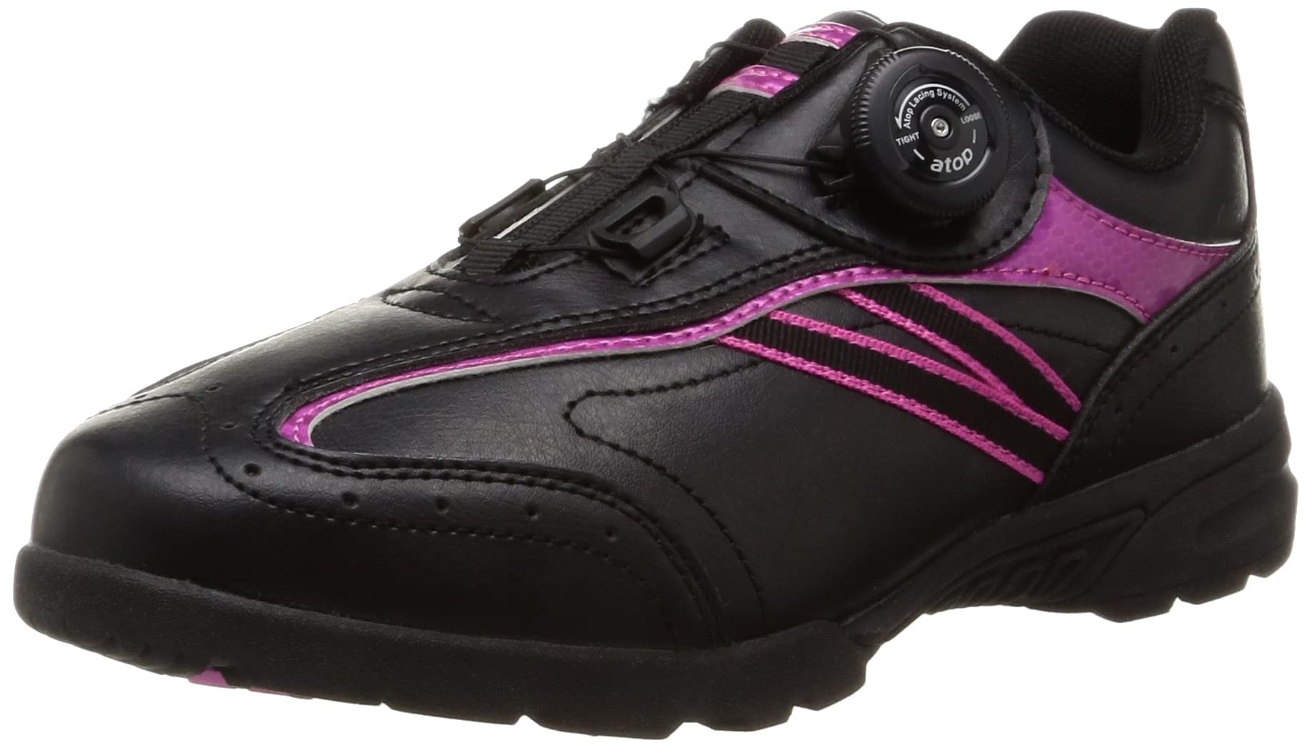 

Hirota Golf Mega Golf Women s Golf Shoes, Black, Size 23.0 cm, 4E
