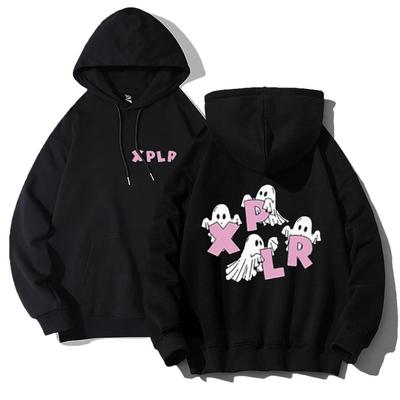 Felpa con cappuccio Sam and Colbys XPLR Felpa divertente per Halloween Felpa unisex con cappuccio a maniche lunghe