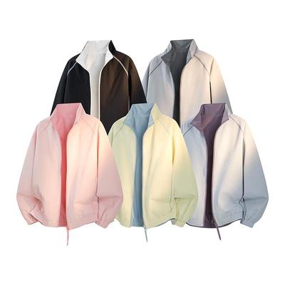 Unisex Double-Sided Windbreaker Jacket for Spring & Autumn