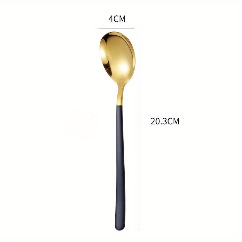 Set da 3 pezzi di Cucchiaio Forchetta Coltello da Scatola Posate Portatili Set da Cena Scatola Nera Set di Posate Portatili Occidentali