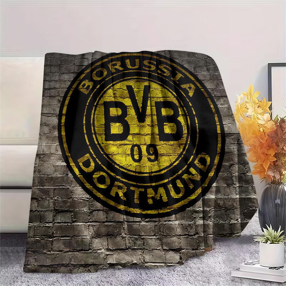 Borussia Dortmund Flanelldecke, Hohe Qualität, Bequem für alle Jahreszeiten, Heimdekoration, Wärme und Komfort