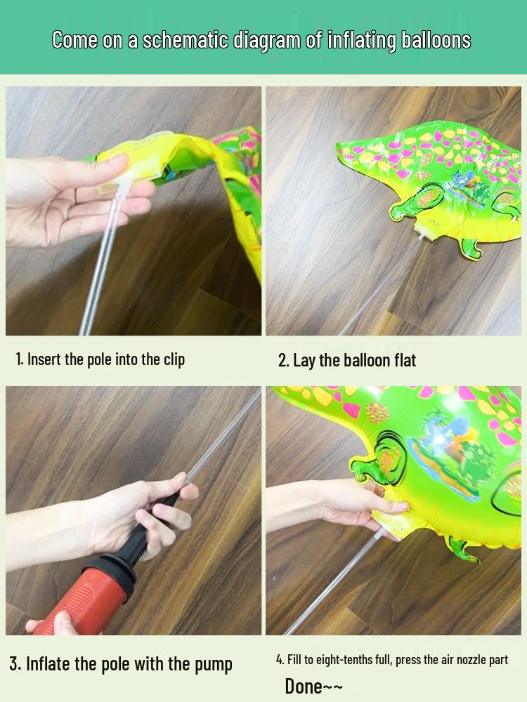 Matte Animal-Shaped Balloon Clips for Kindergarten Activity Decor