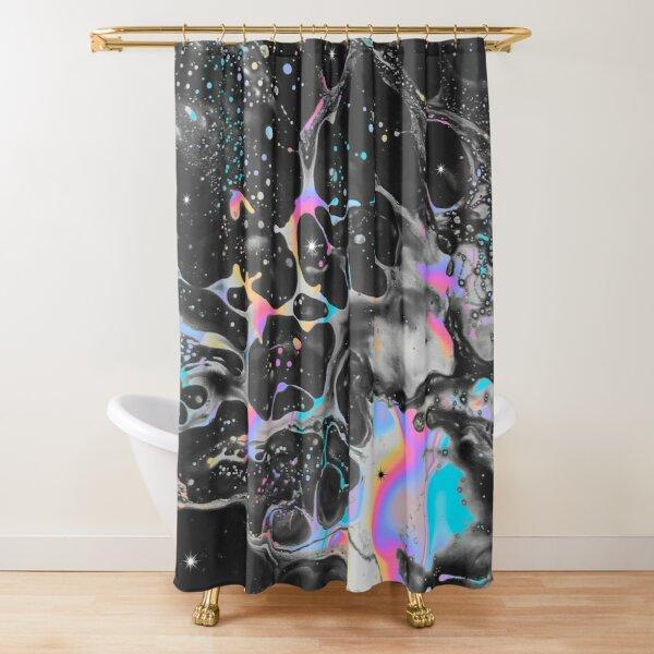 Iridescent Rainbow Dreams Shower Curtain Rainbow Ombre Abstract Bathroom Curtain Watercolor Girly Boho Shower Curtains,Polyester