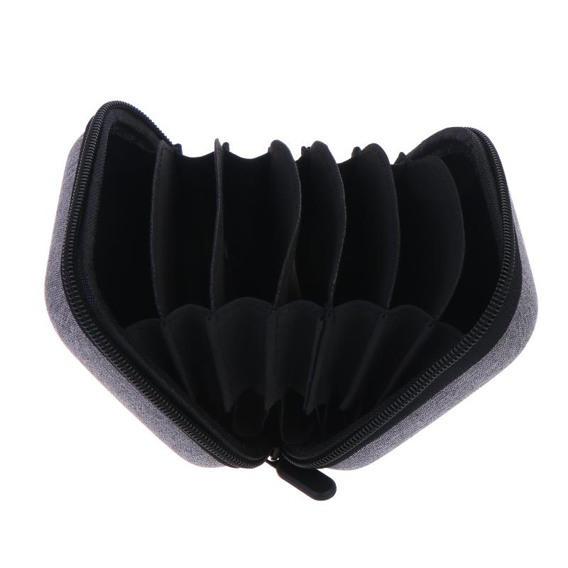 Camera Lens Hard Filter Storage Case Box Water Resistant Shockproof Dust Proof Carrying Bags Expanding Dividers