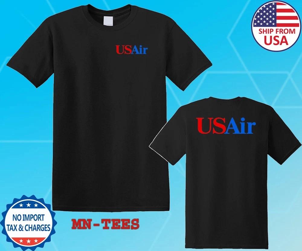 USAir Retro Airlines Black Size S-5XL 3XL