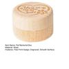 Yousheng Pet Memorial Keepsake Box Elegant Wooden Paw Print Design Engraved Smooth Surface Pet Cremains Storage Box