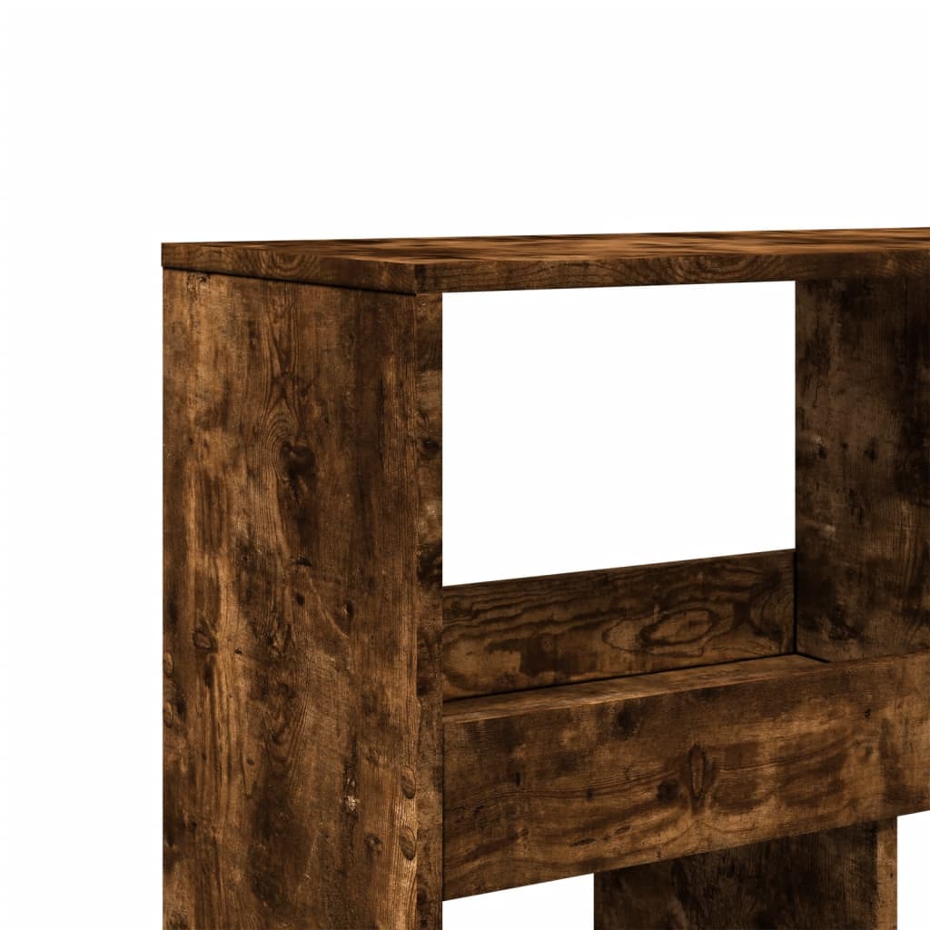 Bookshelf Smoked Oak 100 x 33 x 187.5 cm Engineered Wood