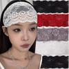 Neues Koreanisches Stil Elastisches Spitzenbesatz Stirnband Damen Vielseitig Weiches Breites Haarband Modeaccessoire für Tägliches Styling Komfort Tragen