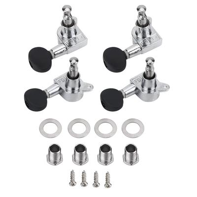 2R 2L Gesloten Aluminiumlegering Machinekoppen Snaar Stem Sleutels Pinnen Stemmechanieken voor Ukulele