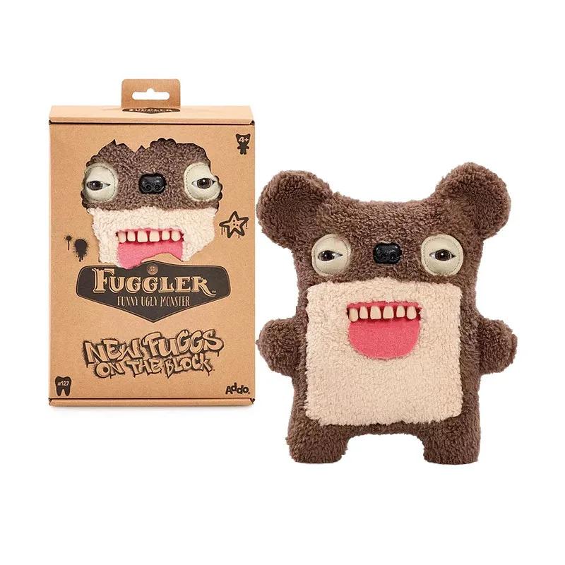Street Style Ugly Cute Teeth Monster Plush Doll Kawaii Cartoon Toy Soft Stuffed Animal Children Christmas Gift