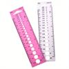 1pc Crochet Knitting Special Ruler Knitting Tool Sweater Needle Ruler Gauge Crochet Hooks Measuring Tool Knitting Gauge ABS Plastic Rulers