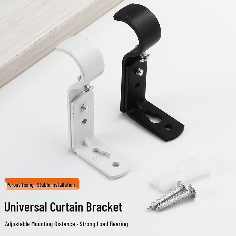 Adjustable Metal Roman Curtain Rod Bracket Hook