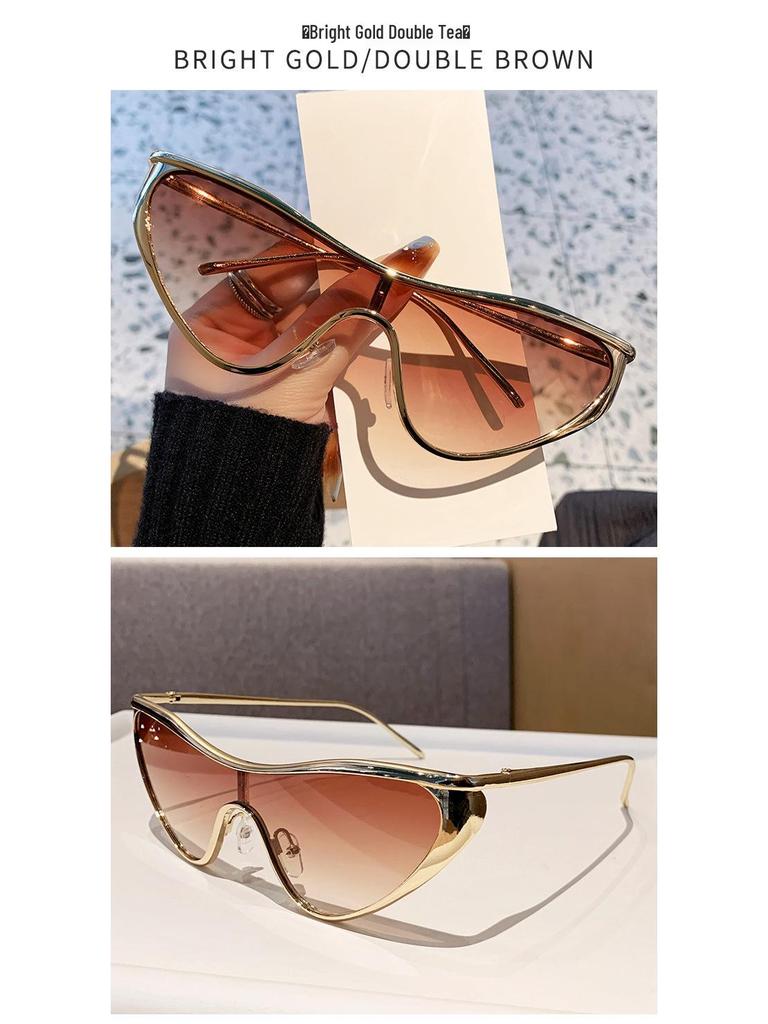 2025 Retro Cat-Eye Sunglasses: Unisex European & American Trendy Style with UV Protection