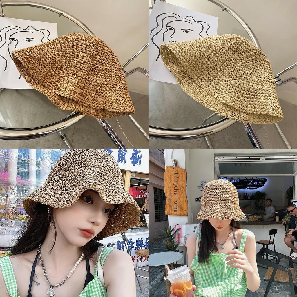 Womens Sun Trendy Hat Foldable Breathable Wide Brim Perfect For Travel Beach