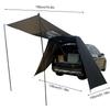 Portable Car Rear Tent/ Camping Tarp/ Universal Waterproof and Windproof SUV Car Trunk Tent/ Tailgate Tent/ SUV Sunshade