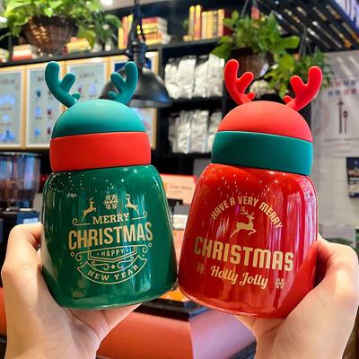Tazza Termica Personalizzata Creativa in Acciaio Inossidabile Tazza Acqua Cervo Tazza Caffè Tazza Latte Regalo di Natale Tazza Acqua in Acciaio Inossidabile