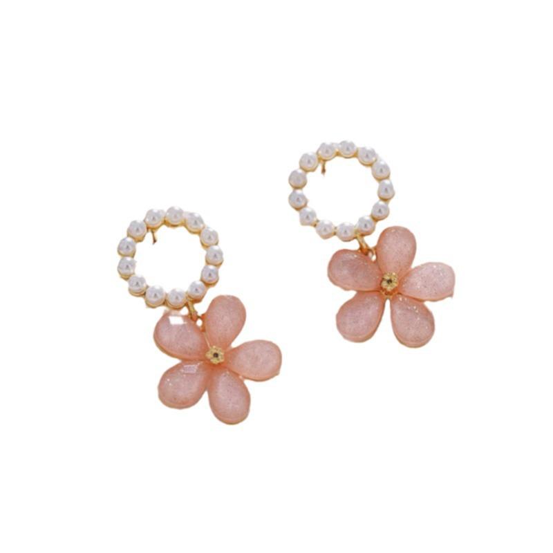 Schatzmädchen: Elegante florale Ohrstecker - Inspiriert von Korea & Japan, frisches und süßes Design für Damen