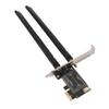 Network Card Adapter 1435ac 867Mbps Bluetooth 4.1 PCIEx1 with Dual Antenna for Windows 7 8 10 8DB Antenna