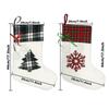1/2pcs Personalized Christmas Stockings with Name, Christmas Decoration Gifts for Family, Santa, Holiday, Pet, Dog Paw Stockings