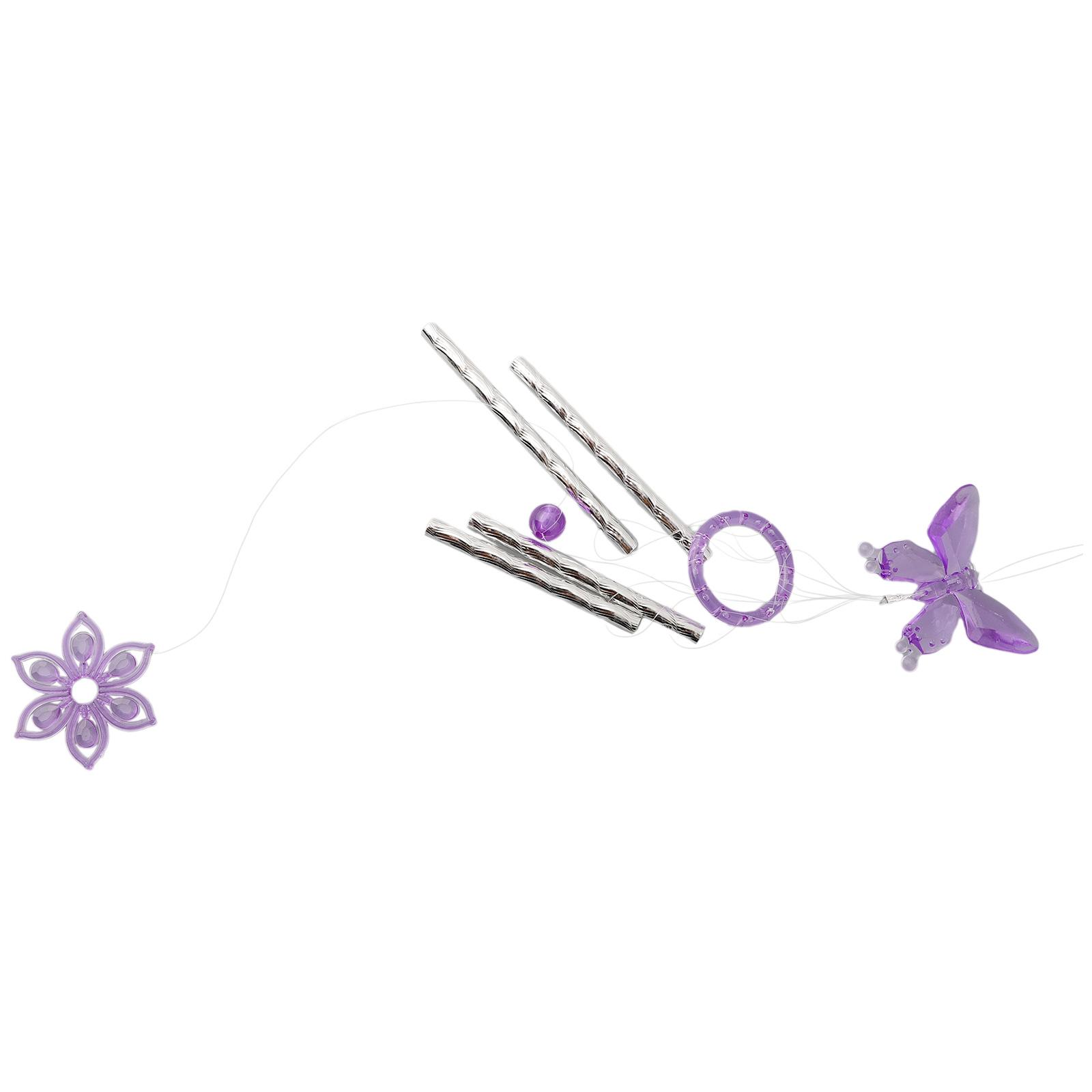 

Yard Wind Chime Butterfly Home Decor Metal Tubes Outdoor Healthy Smooth 40cm Plastic Necessary Small Love Safe CHINA