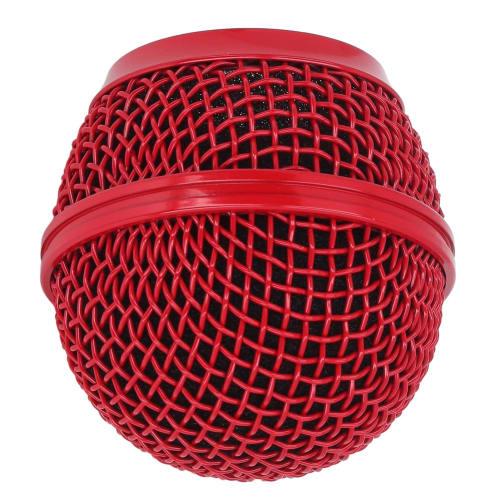 Replacement Microphone Grille for SM58S, SM58LC, BETA58, BETA58A, SA M30, SV100, UT2, PGX24, and SLX4 Microphones, Stainless Steel Microphone Grille B