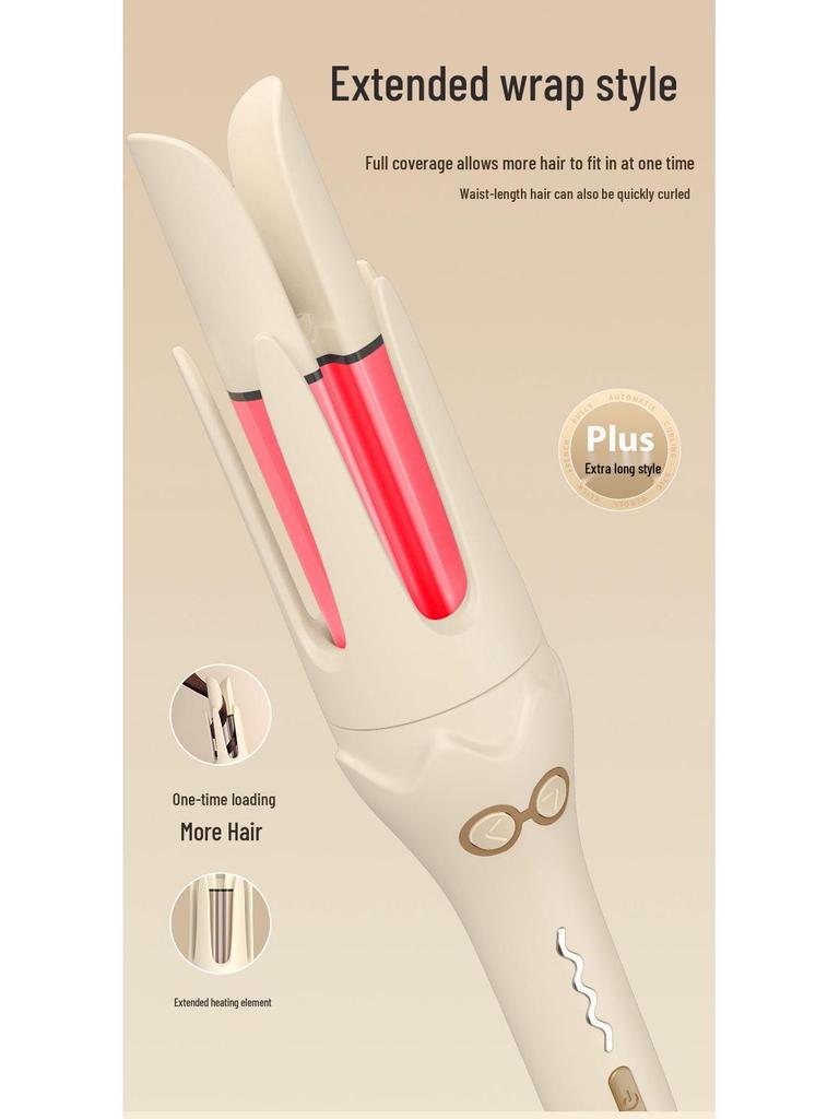 36mm Automatic Curling Iron: Gentle Hair, Wave Curler with Korean-style Negative Ions