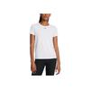 Under Armour Vanish Seamless Comfortable Soft Round Neck Pullover Breathable Loose Short Sleeve Regular T-Shirt Women T-Shirts White 1384406-100