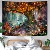 Nature Tree Tapestry Mystical Forest Tapestry for Bedroom Aesthetic Tapastry's Wall Hanging Tapestries for Living Room Dorm Tree