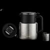 JiuXiLu Smart Titanium Double-Layer Stewing Teapot