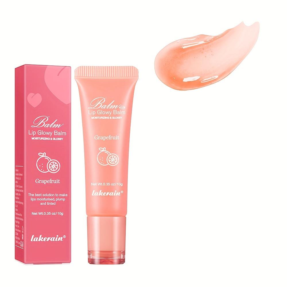 4 Colors Fruit Flavored Lip Balm, Moisturizing and Hydrating Lip Balm Moisturizing and Exfoliating Lip Balm Anti-chapped Lip Care