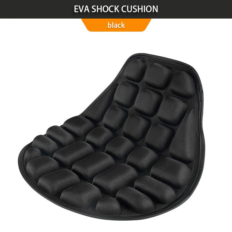 

SEAMETAL Motorcycles Seat Cover Cushion Black EVA Foam Soft Comfortable Seat Cushion Universal for Motorbike Electric Bike