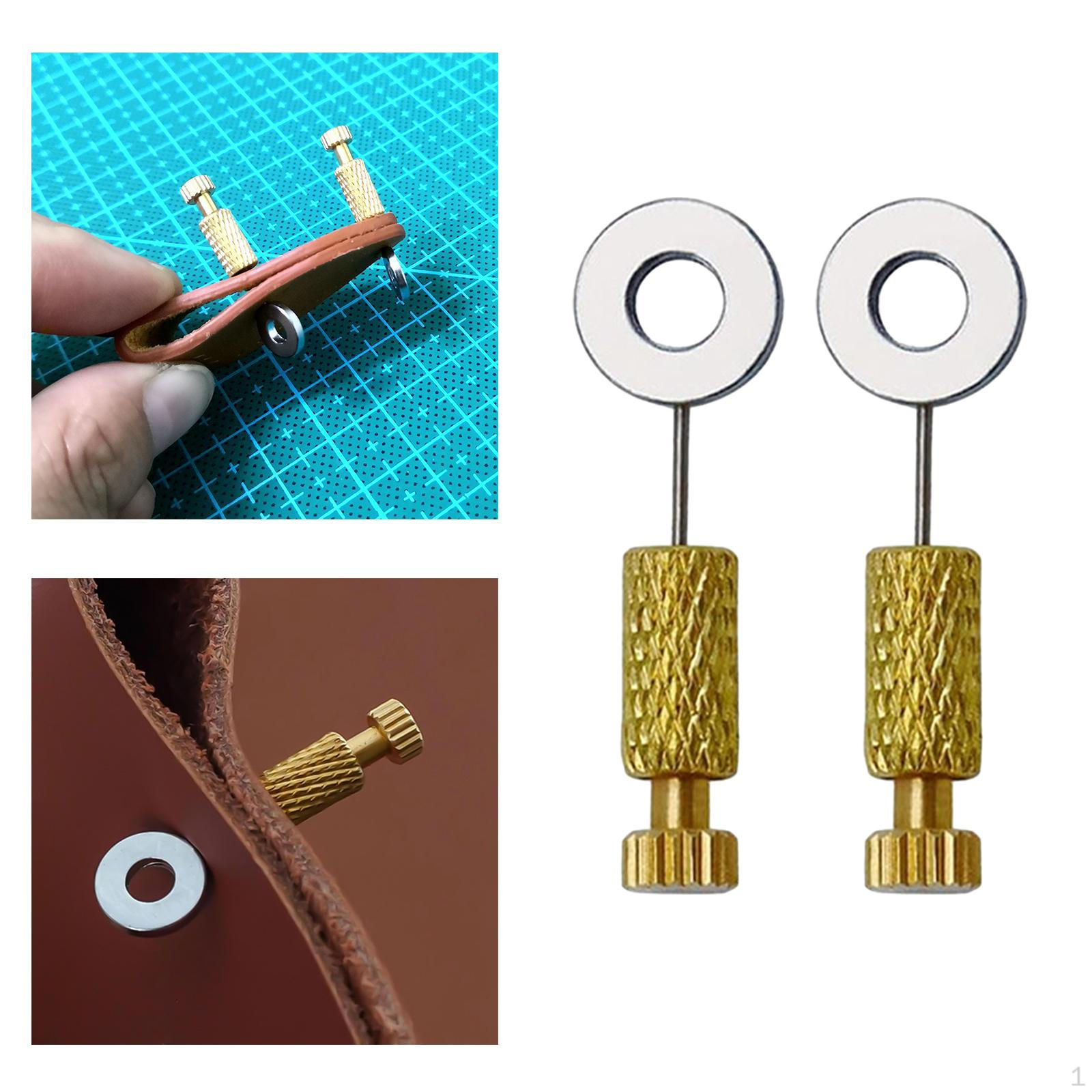 

Шкіряні 2 шт. DIY. Розташування шпильок 6 to 12mm