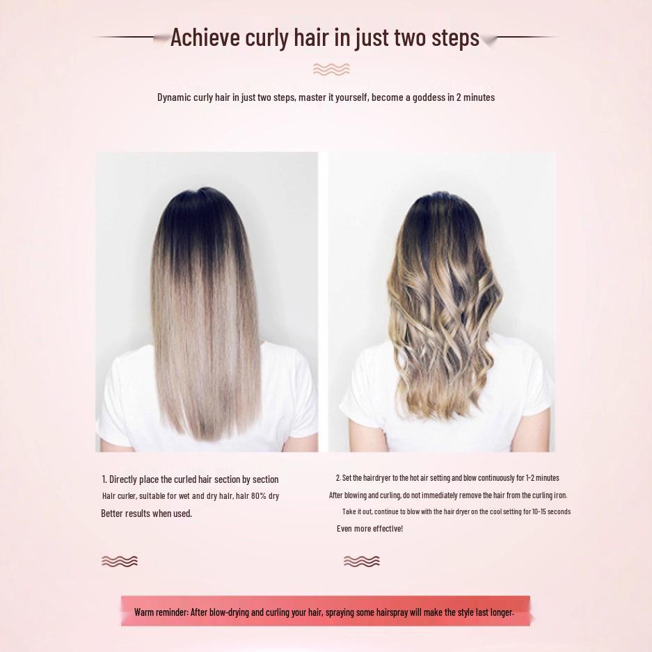 Magic Tornado Hair Curling Tube - Universal Electric Hair Dryer Styler