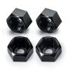 TRZX 4pcs Wheel Hub Hex Adapters, 5mm to 7mm Combiner Upgrade Parts for WPL D12 1/10 RC Model Truck