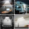 2pcs 168 LEDs 12V Car Interior Light Bar Strip with ON/OFF Switch for Truck RV Van Lorry Camper Boat Caravan Motorhome