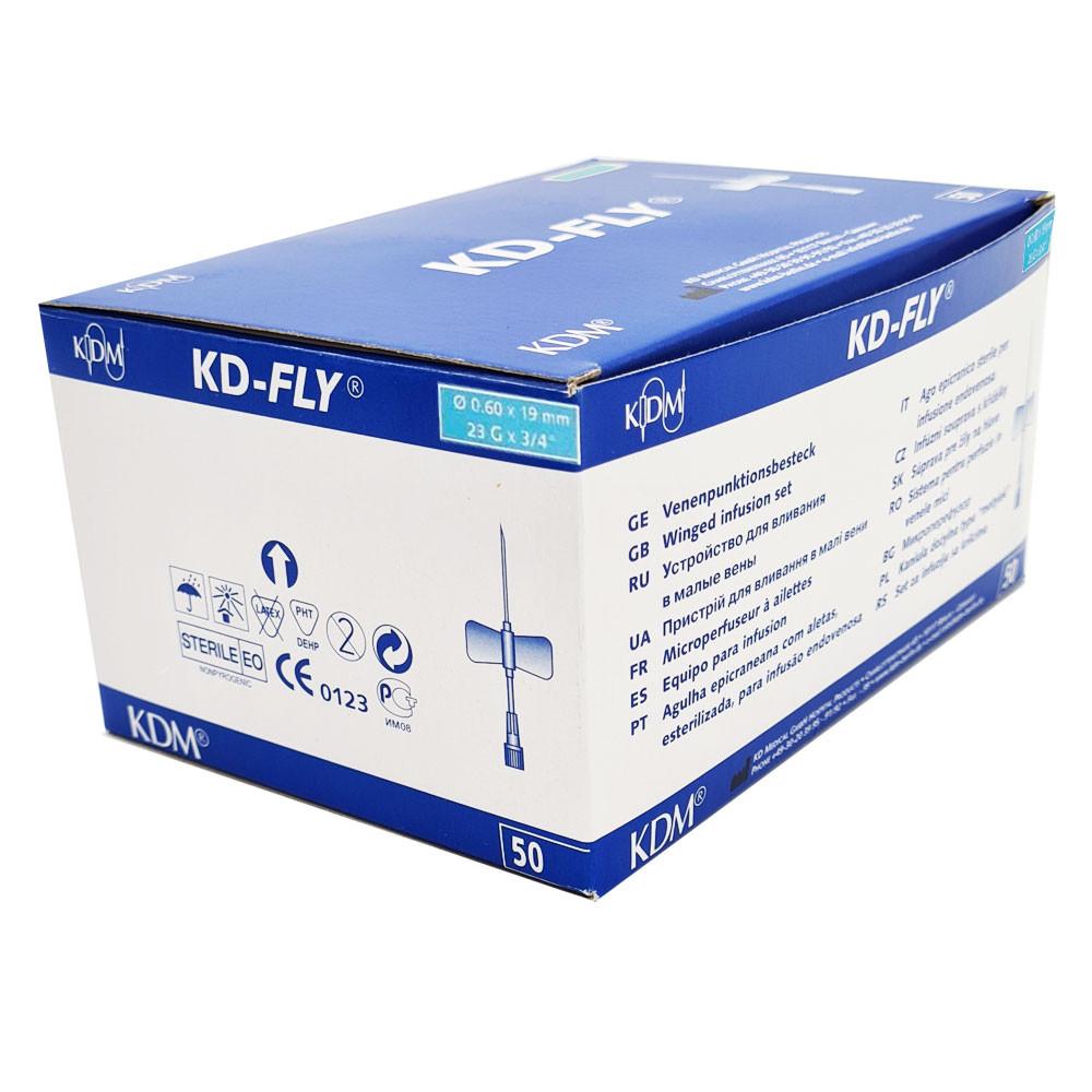 Butterfly Needle 23G 0.6Mm X 19Mm Kdm Kd-Fly 50Pcs
