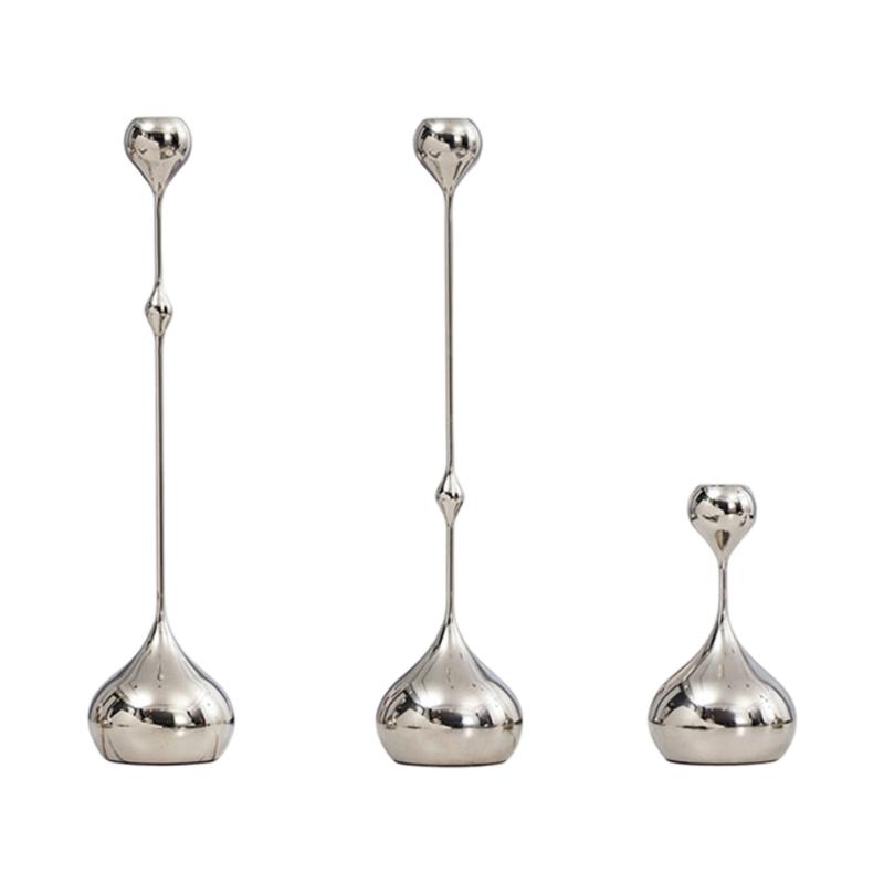 Retro Candlestick Candle Holders Metal Taper Candle Holders for Table Centerpieces Wedding Christmas Home Decorations