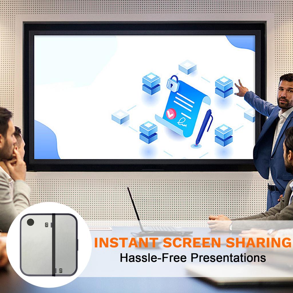 Transmissor e Receptor Sem Fio Ponto a Ponto de 50m, Dispositivo de Compartilhamento de Tela, Transmissão de Alta Definição de Computador para TV