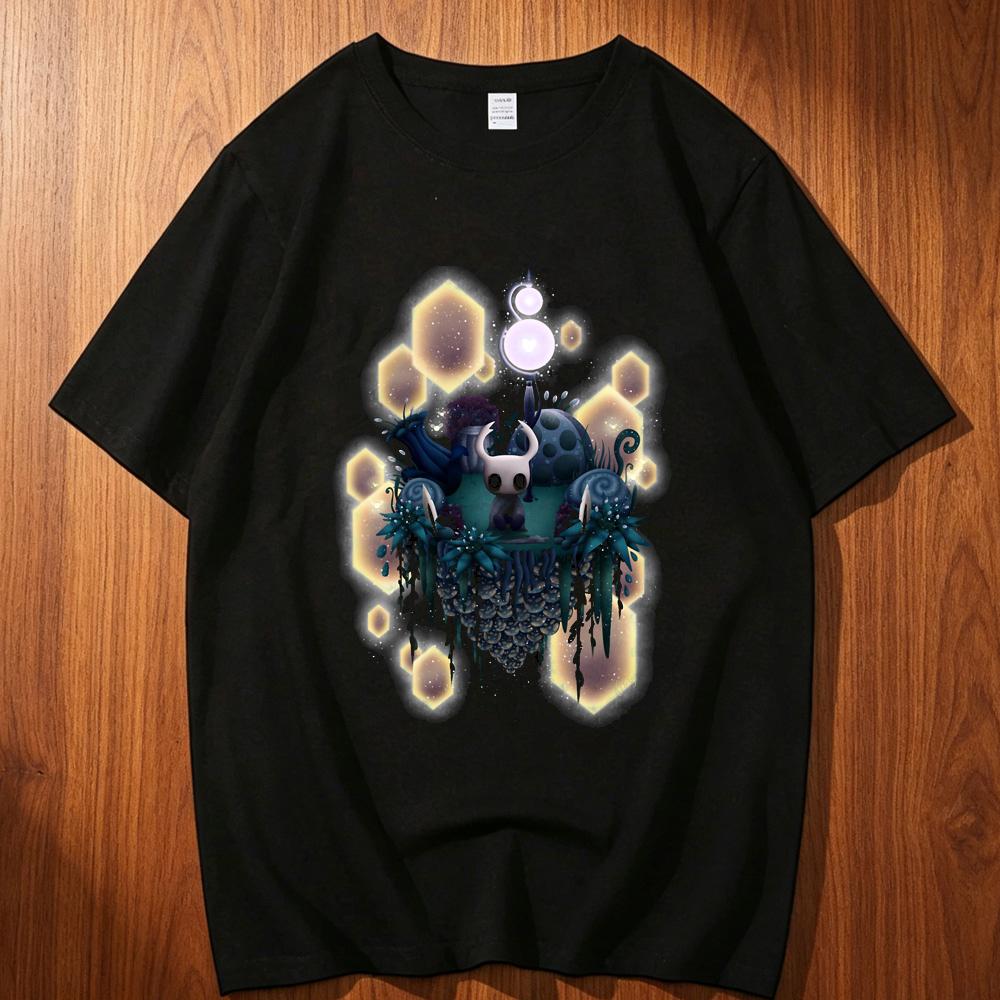 Hollow Knight cotton shirt teen Gothic Trendy anime graphic Classic t shirt harajuku kawaii Colorful 2000s Grunge aesthetic