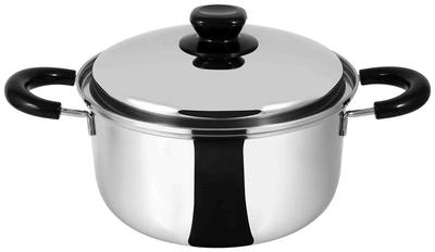 Tafuco 20cm Induction Kyoku Series Stainless Made In Cookware, Triple-Layer Steel, Japan, A-2274