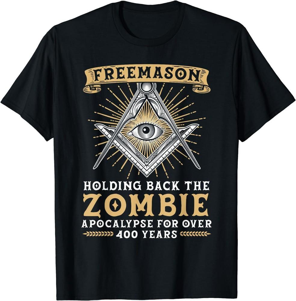 NEW LIMITED Freemason Masonic Fraternal Freemasonry Square Compass Shirt S-5XL Unisex T-Shirt L