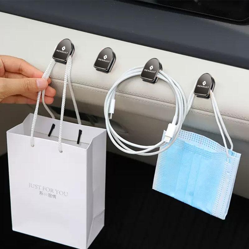 2026 Caldo Per Tappi Ruota Renault Interni Auto Mini Ganci Portaoggetti Organizer Accessori Per Renault Clio Koleos Megane Espace QM6 Ka