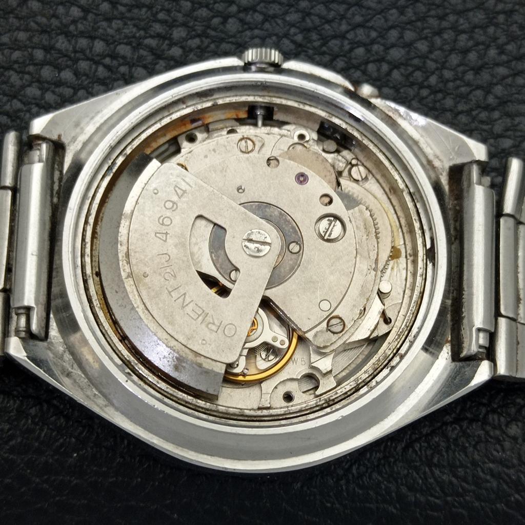GENUINE VINTAGE ORIENT AUTOMATIC 46941 JAPAN MENS ORIGINAL DIAL WATCH a701897-5 R207-a701897